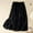 #8 Black, variant on Byworldtasic Womens Plus Size Skirts Cotton Skirts for Women Elastic High Waisted Casual Pleated Trendy Long Flowy Midi Skirts