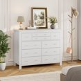 thumbnail image 1 of EDTara Commode en Bois à 10 Tiroirs, Commode Moderne à Texture Naturelle pour Salon, Entrée Ou Bureau, 1 of 8
