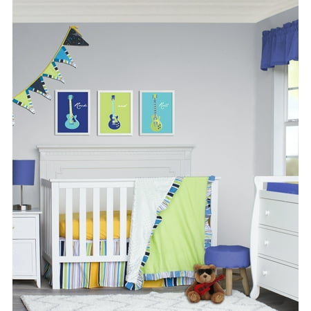 Pam Grace Creations Simply Bold 4 Piece Crib Bedding Set Walmart