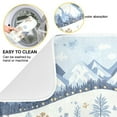 thumbnail image 2 of Yayeee Dish Drying Mat for Kitchen Counter 18"x24" Microfiber Absorbent Pad, Light Blue Mountain, 2 of 7