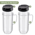 thumbnail image 4 of Tazas de repuesto Equust de 22 onzas de alto para Magic Bullet, 4 of 7
