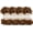 Coffee Mocha, variant on 4 Pack Baby Big Loop Blanket Yarn 100% Micropolyester Soft Yarn 400gr 39.3 yds