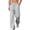 Gray, variant on Bxsruta Mens Loose Fit Joggers Drawstring Waist Athletic Pants Casual Streetwear Wide Leg Trousers