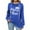 Blue, variant on Womens Sweatshirt Mama Bear Shirt Casual Long Sleeve Tops Crew Neck Sweatshirts With Pockets Fall Fashion Outfits Clothes