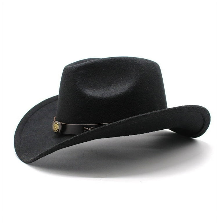 Black Gem Ladies' Felt Cowboy Hat, Black - Wilco Farm Stores