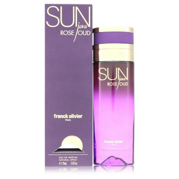 Sun Java Oud à la Rose par Franck Olivier, Vaporisateur EDP 2,5 oz pour Femmes