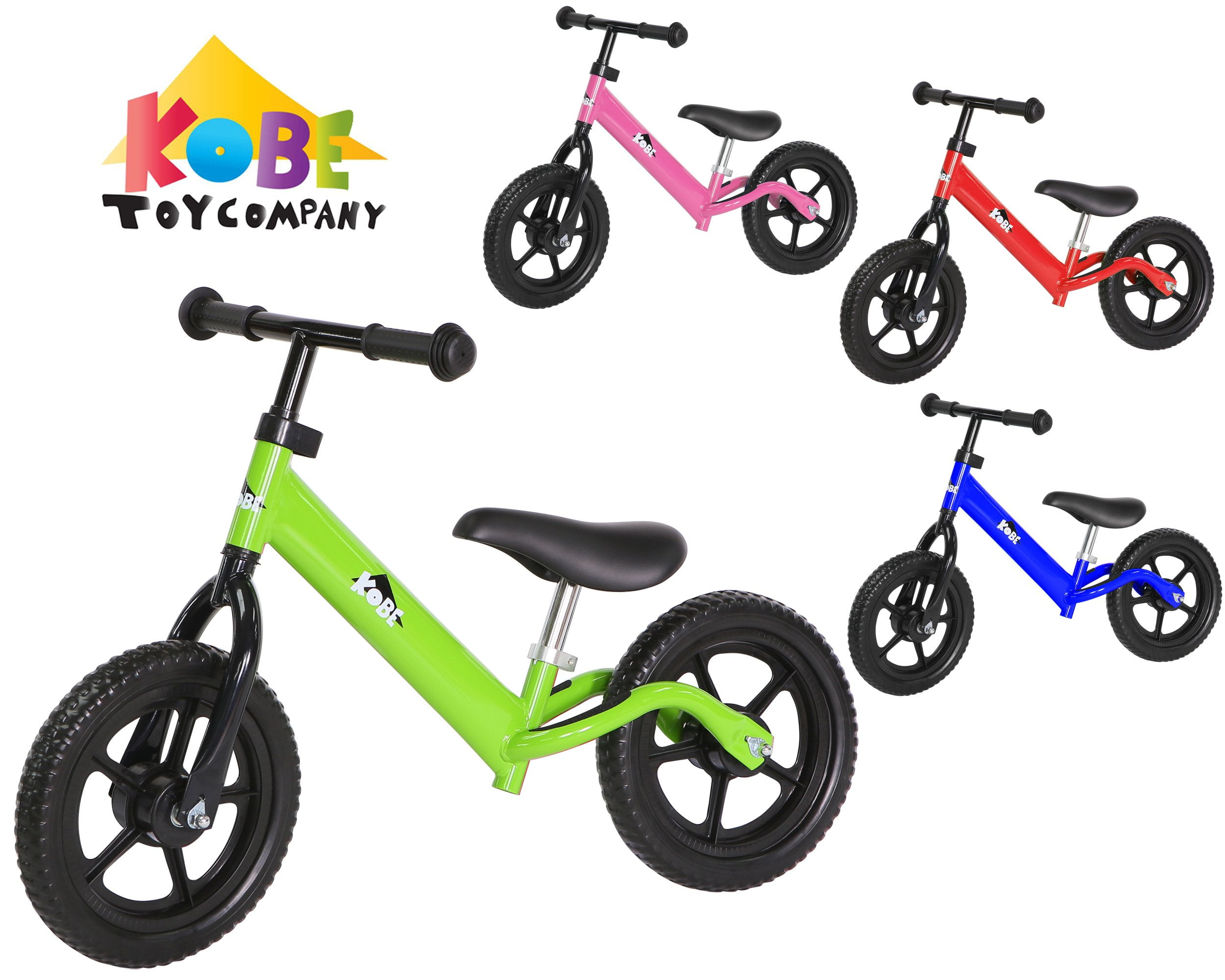 KOBE Steel Balance Running Bike Lightweight No Pedals Perfect Training Bike For Toddlers