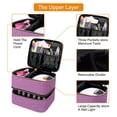 thumbnail image 4 of Organizador de esmaltes de uñas UOZL con capacidad para 30 botellas de 15 ml, color morado, 4 of 9