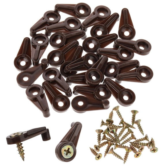 Glass Retainer Clips, Plastic Mirror Holder Clip Kit Transparent Glass-Door Retainer with Metal Screws for Fixing Window Glasses Cabinet Doors