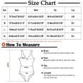 thumbnail image 4 of QNANSPI Swimsuit One Piece for Women, One Piece Swimwear for Ladies, Womens Modern Solid Color Stylish Tank 1 Piece Swimsuit, 4 of 6