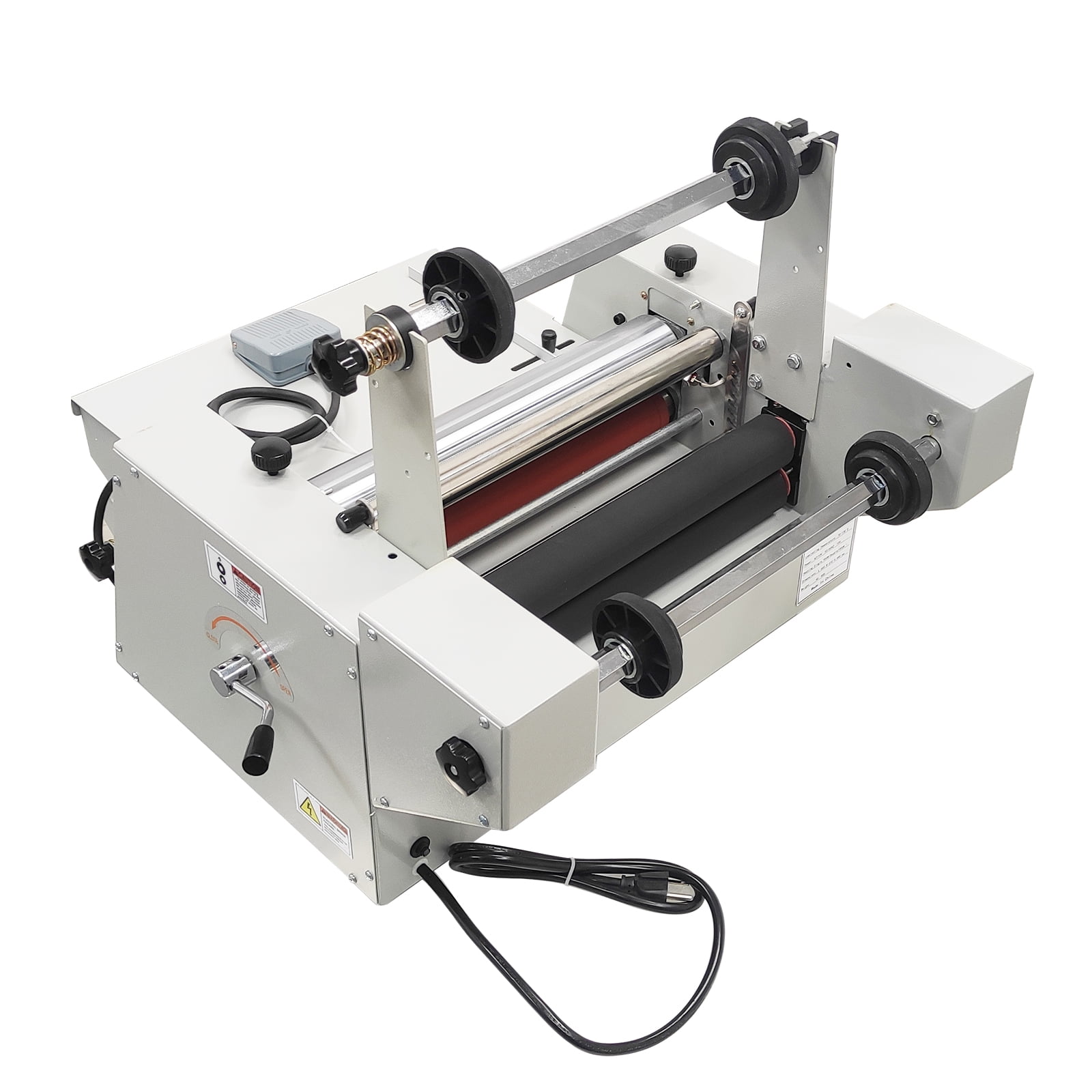 Desktop 14 Inch Steel Roller Electric Thermal Film Hot Roll Lamination Machine with Winding Mechanism
