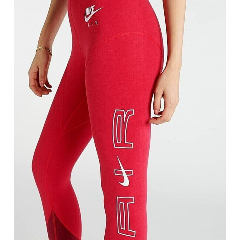Nike Pro Dri Fit Graphic Leggings Red