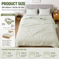 thumbnail image 4 of Kumdkd Machine Washable Quilt Plaid Quilt Cotton Quilts, Twin - Breathable, Lightweight, Machine Washable, 4 of 4