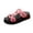 Pink, variant on Slide Sandals flat sandals for women Open Toe Slide platform Medium Arch Platform Stability Flat Heel flat sandals for women Slip-Resistant