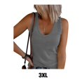 thumbnail image 2 of Minnieouse Camisetas sin mangas ligeras y elásticas de algodón para fiestas de verano, camiseta sin mangas para mujer, camiseta sin mangas negra Type3 NO3, 2 of 5