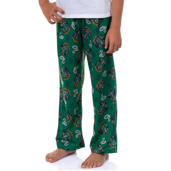 Harry Potter Pajamas Boy's House Crest Icons Lounge Pj Pants