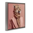 thumbnail image 2 of Stupell Industries Eclectic Fashionable Cheetah Portrait Gray Floating Frame Canvas Art, 18 x 18, by Roozbeh, 2 of 7