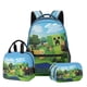 thumbnail image 1 of Backpack Set for Students with Double Layer Pencil Case and Lunch Bag, 24 Styles, Waterproof School Supplies, 1 of 4