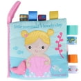 thumbnail image 1 of Fabric Book 1pc Baby 3D Cloth Book Soft Fabric Book Early Educational Preschool Learning Book Enlightenment Learning Book Toy (Mermaid Story), 1 of 8