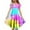 Sky Blue, variant on REDARER Girls' Summer Tie-Dye Gradient Dress with Double-Layer Flutter Sleeves & Tiered Ruffle Skirt, Flowy A-Line Casual Midi Kids Outfit,6-7 Years
