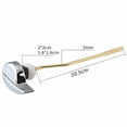thumbnail image 1 of Toilet Tank Flush Lever Handle Trip Levers Side Front Mount Fit Most Toilet, 1 of 6