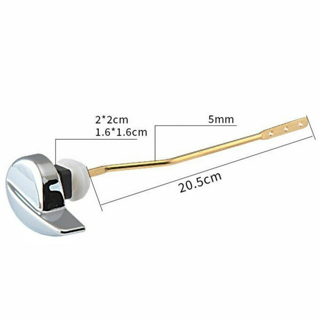 BUYISI Toilet Tank Flush Lever Handle Trip Levers Side Front Mount Fit Most Toilet B