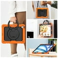thumbnail image 6 of for iPad Pro 12.9 inch Case (2022/2021/2020/2018), 360 Rotating Shockproof Cover with Stand, Handle, Shoulder Strap, Orange, 6 of 7