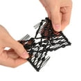 thumbnail image 3 of YWDJ Elastic Hair Ties Bead Stretchy Women Hair Combs Double Magic Slide Metal Comb Clip Hairpins Black, 3 of 4
