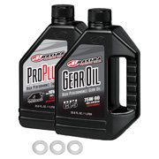 Tusk Drivetrain Oil Change Kit with Maxima Oil For HONDA TRX 300FW 4X4 1988-2000