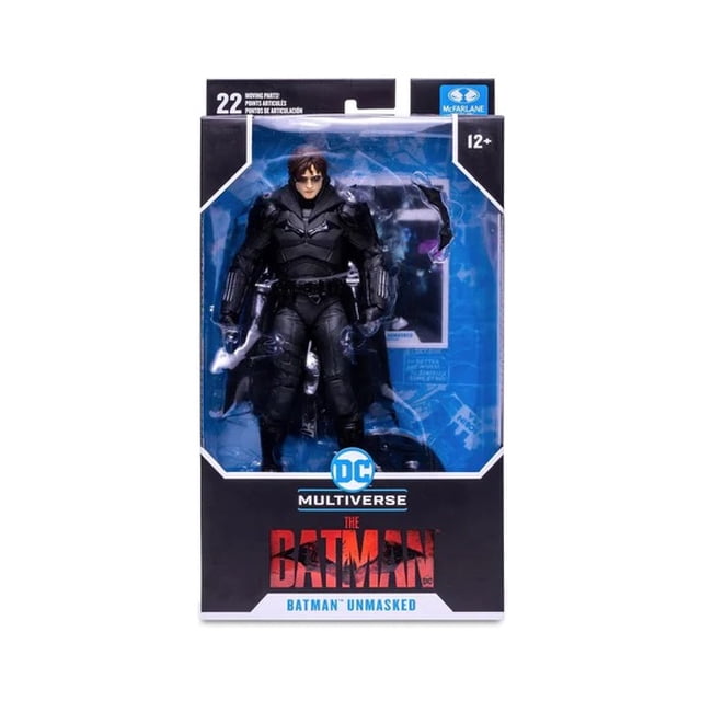 Figura de Colección McFarlane Toys DC Multiverse The Batman Sin Mascara Unmasked
