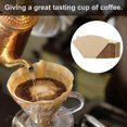 thumbnail image 3 of Coffee Filters Disposable 200Pc, #2 Cone Coffee Filters 2-6 Cups Natural Brown Paper, V02 Disposable Coffee Filter Fit for V60 Conical Shaped Pour Over Coffee Dripper and Drip Coffee Maker, 3 of 6
