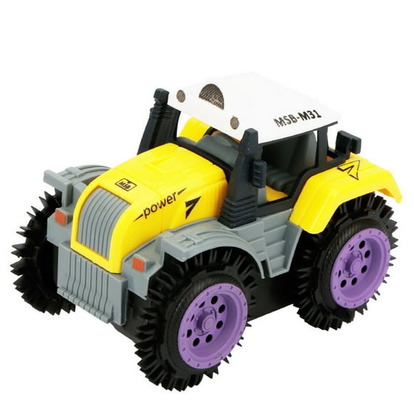 kjfeif Children Dump Truck 4 Wheels Drive Jeep Electric Stunt Toy Car, Perfct for Boys & Girls 3-12 Years Old Christmas Stocking Stuffers Gifts