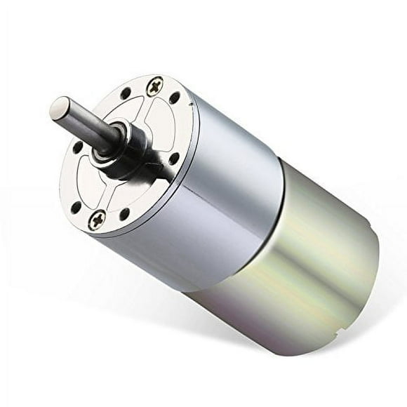 greartisan Dc 24V 300RPM gear Motor High Torque Electric Micro Speed Reduction geared Motor centric Output Shaft 37mm Diameter gearbox