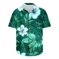 thumbnail image 5 of QATAINLAV Hawaiian Shirts for Men Summer Short Sleeve Tops Casual Turndown Collar Tropical Floral Graphic Tees Big and Tall Button Down Shirt Multicolor XXXL Clearance Sale, 5 of 6