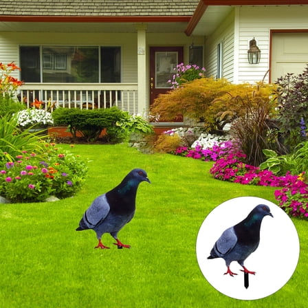 NIYANGLE Adorable Pigeon Yard Stake for Garden Decoration Made of Durable Acrylic 6.3 Inches