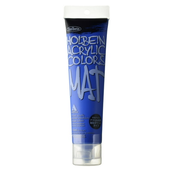 Holbein Mat Acrylic Color, 110ml, Cobalt Blue Hue