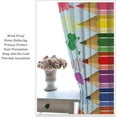 thumbnail image 5 of Children Pencil Curtains Cute Crayon Colourful Design Kids Boys Girls Curtain with Rod Pocket for Nursery Bedroom Home Drapes Window Treatments Set 2 Panels,42x54 Inches, 5 of 8