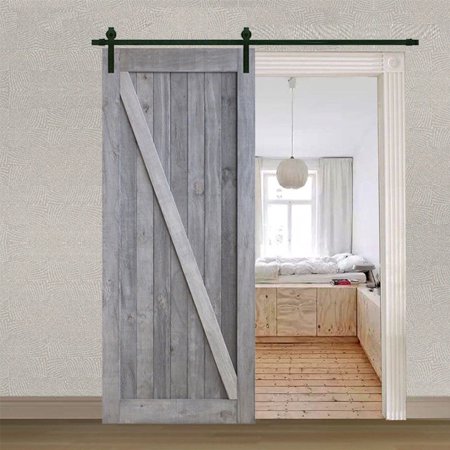 Ediors Door Hardware Steel Wood Barn Door Roller Wheel Closet Kit