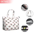 thumbnail image 2 of White Cow Head Pattern Travel Tote Bags for Women Carry On,Large Weekender Bags for Women Travel,Multi Functional Duffle Bag for Work,Shopping,Sports, 2 of 5