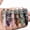 mixed, variant on 5pcs Gemstone Hexagonal Prism Quartz Crystal Healing Point Pendant Necklace-tiger eye stone