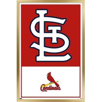 MLB St. Louis Cardinals - Logo 22 Wall Poster, 14.725" x 22.375" Framed