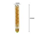 thumbnail image 3 of 2pcs T30 E27 4W LED Filament Bulb Dimmable 185mm Long Edison Tube Retro Decorative Light Screw Base, 3 of 4