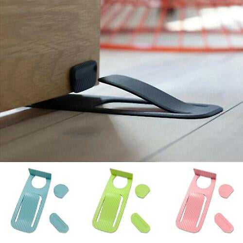 The spring innovative door stop will properly hold your door open with a door wedge opening