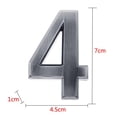 thumbnail image 3 of 2x de Números de caja de número de puerta autoadhesiva de dirección de apartamento Puerta Zulema Signo de número de puerta, 3 of 5