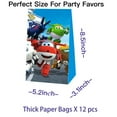 thumbnail image 2 of Super Wings Goodie Bags Party Favor Candy Decorations Treat Supplies Birthday, 2 of 5