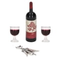thumbnail image 1 of MODOLO DE JUGUETE DE VINO TINTO EN MINIATURA, Decoración Mini Muñeca Decoración Exquisita Casa de Muñecas de Muñecas Con Botella Abre Vaso de vino Tinto para Caja de, 1 of 7
