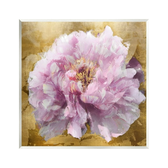 Stupell Industries Abstract Glam Peony Botanical & Floral Painting Unframed Art Print Wall Art, 12 x 12