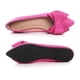 thumbnail image 5 of Zapatillas de ballet TN TANGNEST, a la moda, para mujer, con lazo, rosa y rojo, 5 of 7
