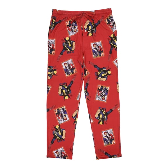 X-Men '97 Wolverine All-Over Character Print Men's Sleep Pajama Pants -XXL
