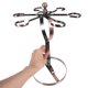 thumbnail image 5 of unbranded Rack Retro De Hierro Para De Vino Colgante Estable Práctico Y Decorativo Para Cocina, 5 of 8